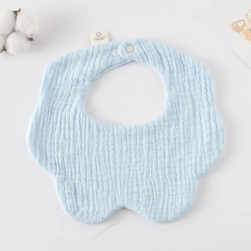 Gauze Flower Wai-Light Blue