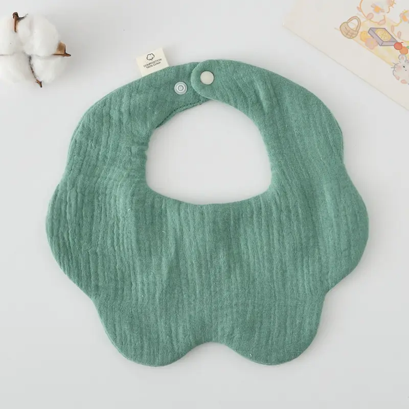 Baby Bib 6-Layer Gauze Floral 360 Degree - Image 165