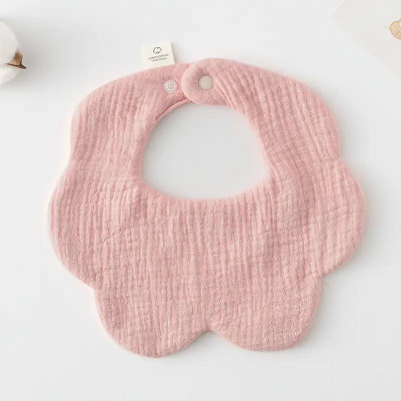 Baby Bib 6-Layer Gauze Floral 360 Degree - Image 167