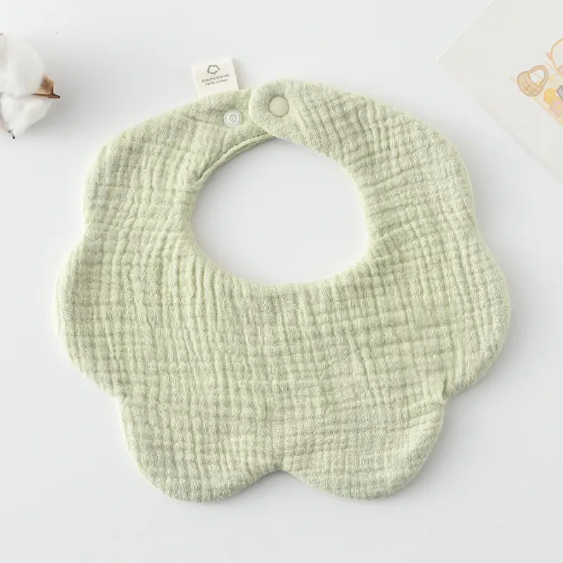 Baby Bib 6-Layer Gauze Floral 360 Degree - Image 168