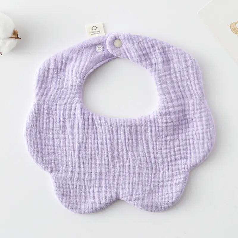 Baby Bib 6-Layer Gauze Floral 360 Degree - Image 169