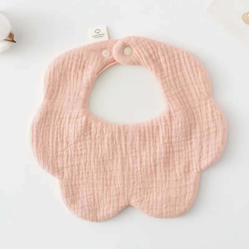 Baby Bib 6-Layer Gauze Floral 360 Degree - Image 174