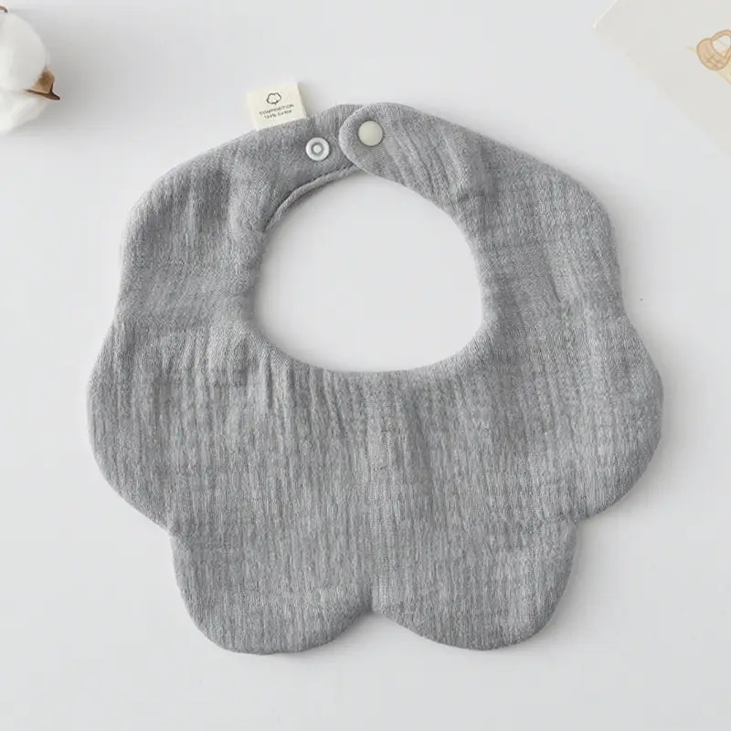 Baby Bib 6-Layer Gauze Floral 360 Degree - Image 177