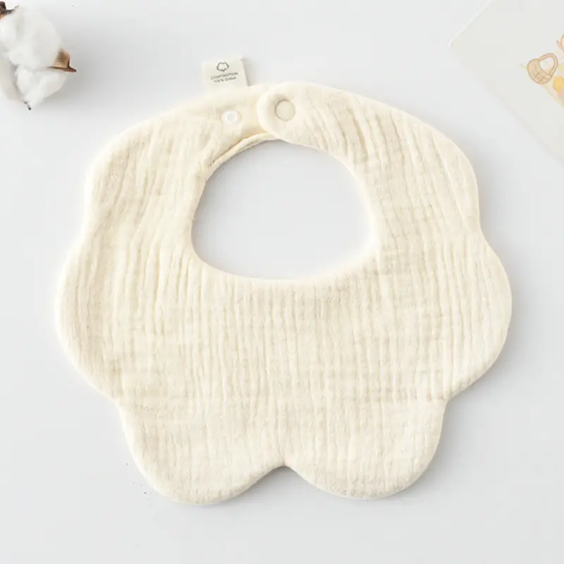 Baby Bib 6-Layer Gauze Floral 360 Degree - Image 178