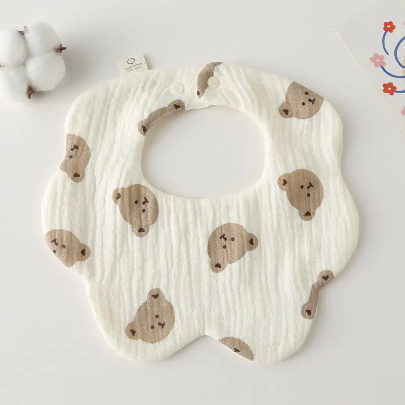 Gauze Flower Wai-Bear Head