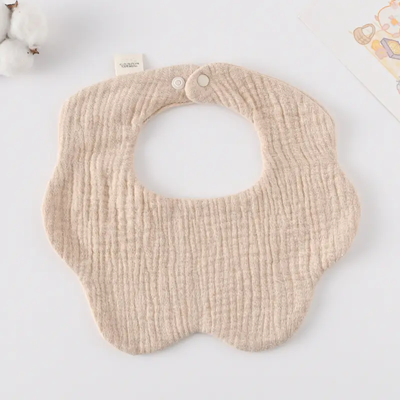 Baby Bib 6-Layer Gauze Floral 360 Degree - Image 147