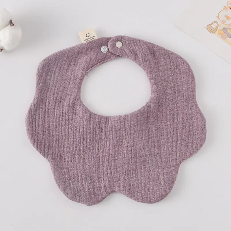 Baby Bib 6-Layer Gauze Floral 360 Degree - Image 150