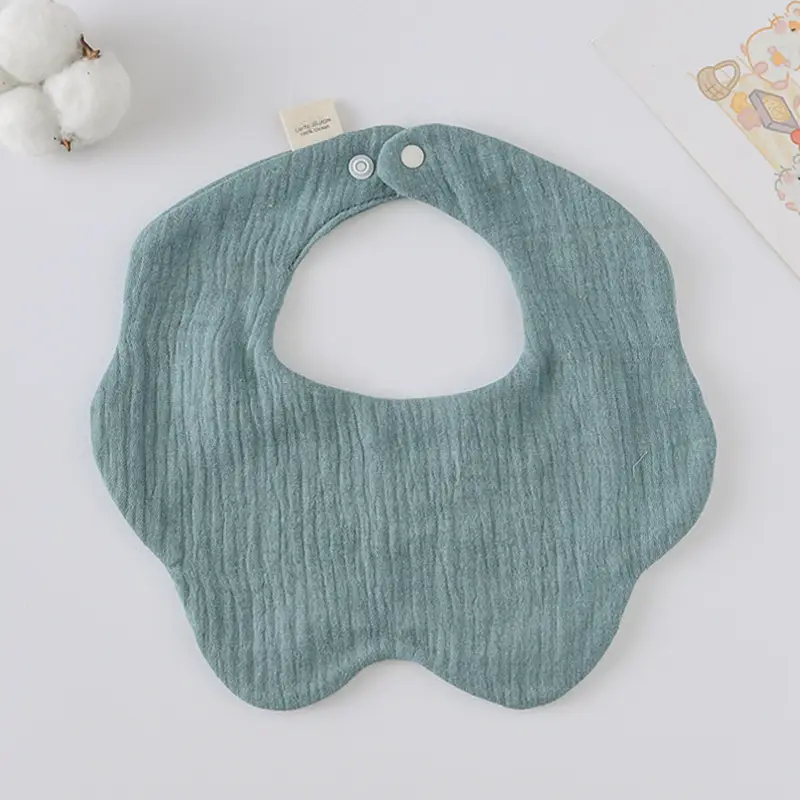 Baby Bib 6-Layer Gauze Floral 360 Degree - Image 151