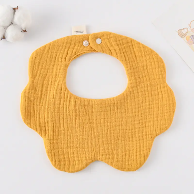 Baby Bib 6-Layer Gauze Floral 360 Degree - Image 152