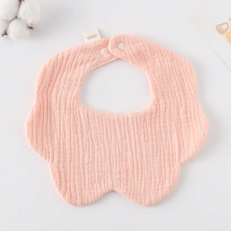 Baby Bib 6-Layer Gauze Floral 360 Degree - Image 153