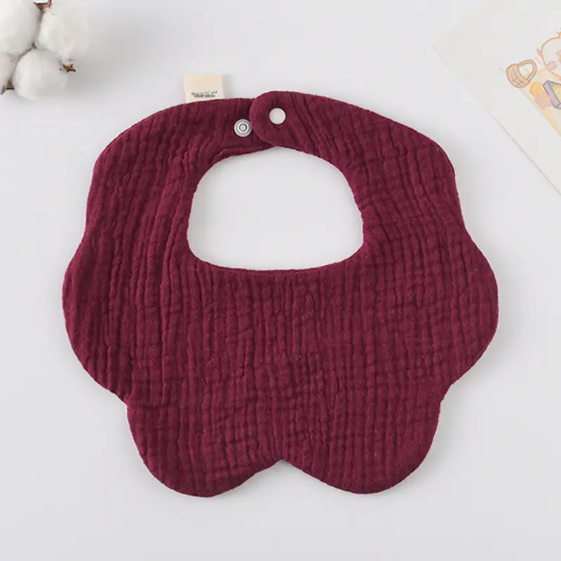 Baby Bib 6-Layer Gauze Floral 360 Degree - Image 155