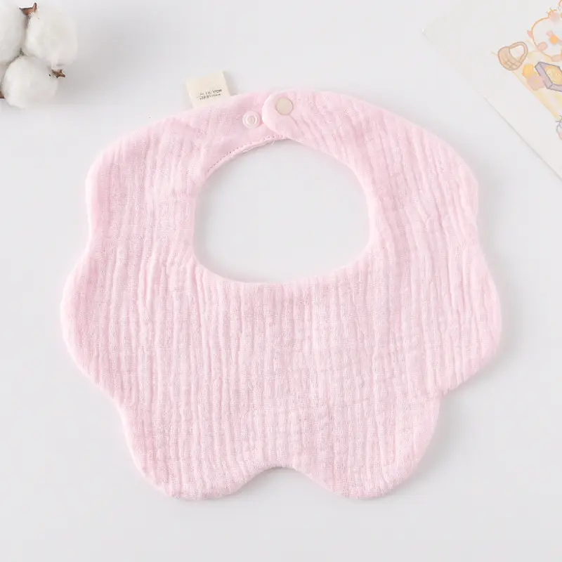 Baby Bib 6-Layer Gauze Floral 360 Degree - Image 159