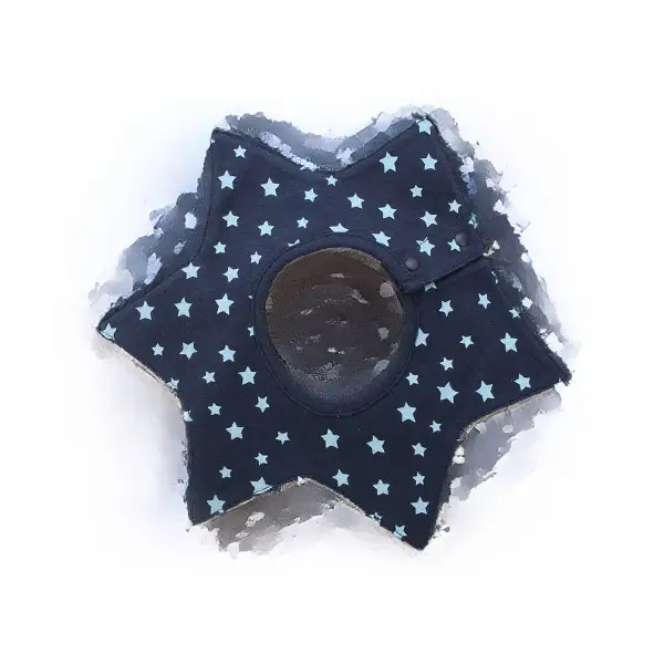 Baby Bib 6-Layer Gauze Floral 360 Degree - Image 216