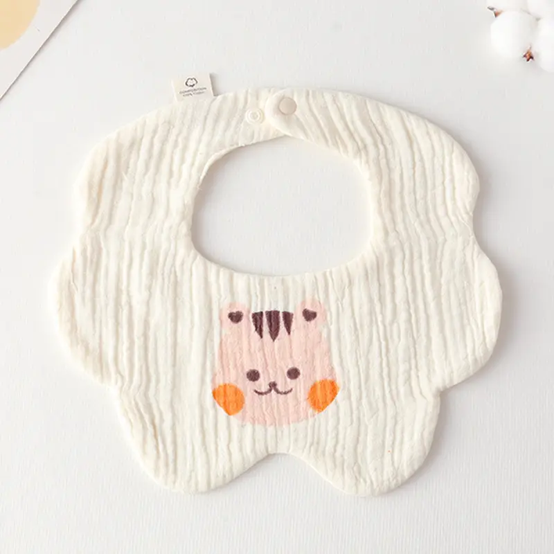 Baby Bib 6-Layer Gauze Floral 360 Degree - Image 66