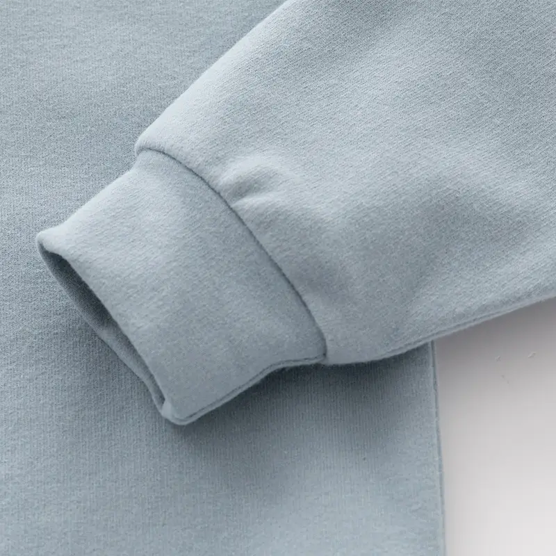 Baby Grey Round Neck Outerwear Set for Boys Girls - Image 6