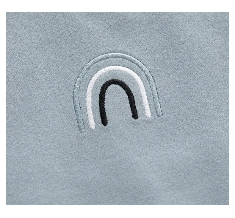 Baby Grey Round Neck Outerwear Set for Boys Girls — feature 26