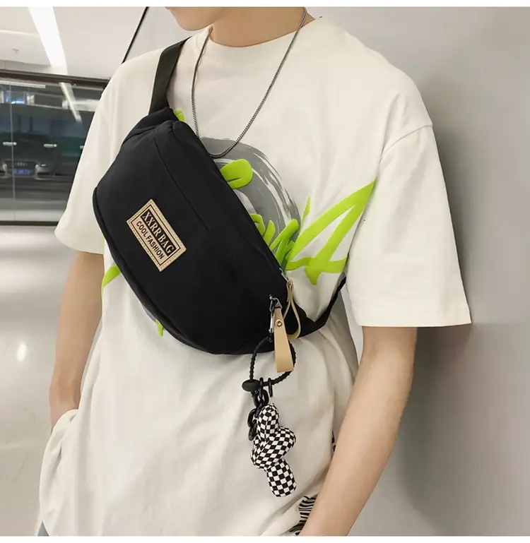 Trendy Brand Crossbody Bag Large Capacity Casual Japanese New Waist Bag Lightweight Sports Shoulder Bag — feature 13