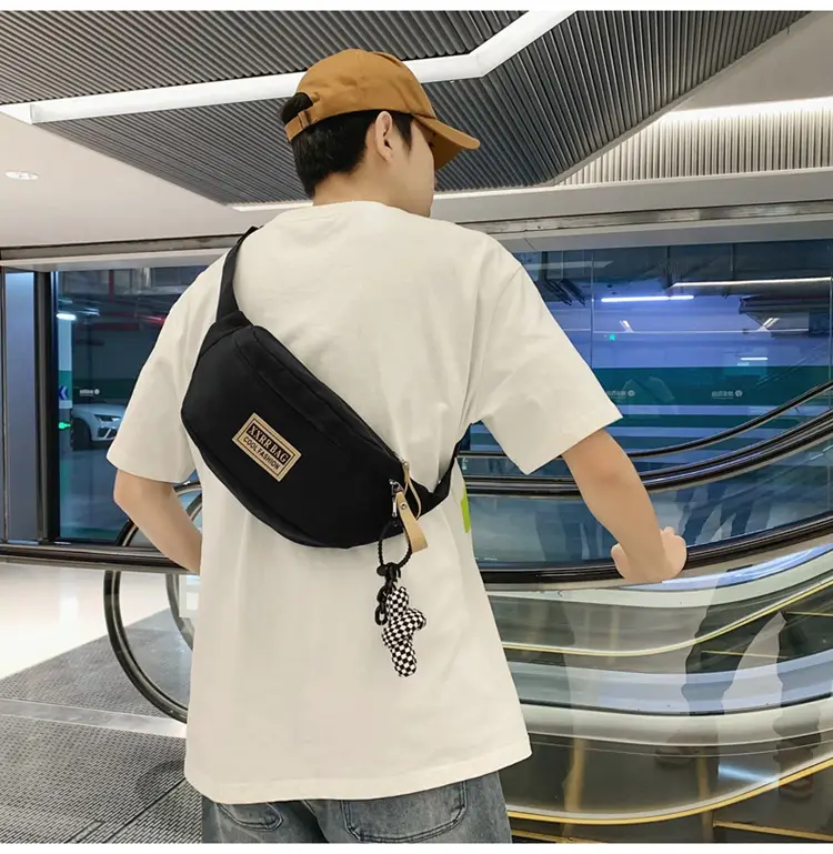 Trendy Brand Crossbody Bag Large Capacity Casual Japanese New Waist Bag Lightweight Sports Shoulder Bag — feature 14