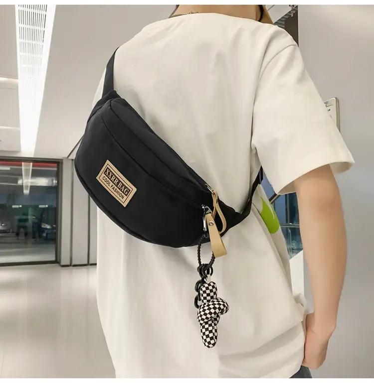 Trendy Brand Crossbody Bag Large Capacity Casual Japanese New Waist Bag Lightweight Sports Shoulder Bag — feature 15