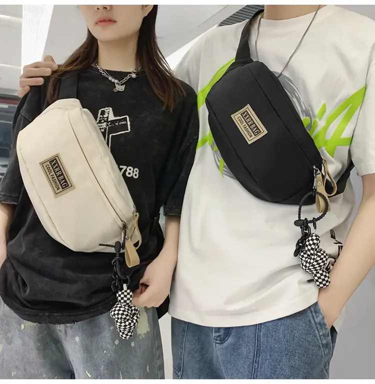 Trendy Brand Crossbody Bag Large Capacity Casual Japanese New Waist Bag Lightweight Sports Shoulder Bag — feature 17