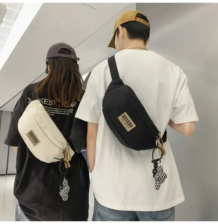 Trendy Brand Crossbody Bag Large Capacity Casual Japanese New Waist Bag Lightweight Sports Shoulder Bag — feature 19