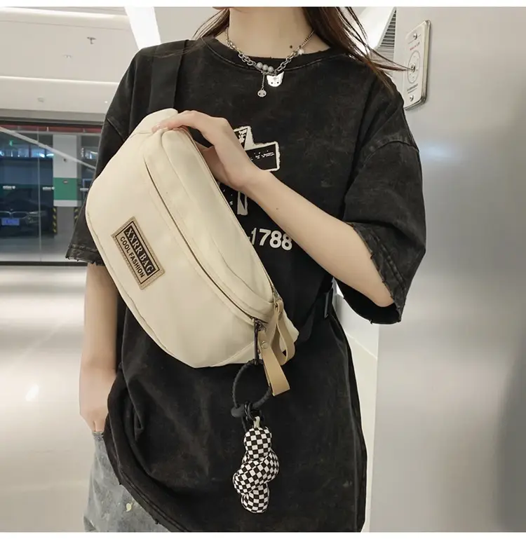 Trendy Brand Crossbody Bag Large Capacity Casual Japanese New Waist Bag Lightweight Sports Shoulder Bag — feature 22