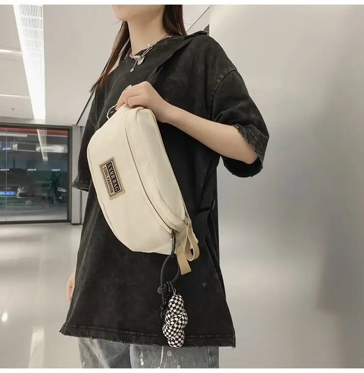 Trendy Brand Crossbody Bag Large Capacity Casual Japanese New Waist Bag Lightweight Sports Shoulder Bag — feature 23