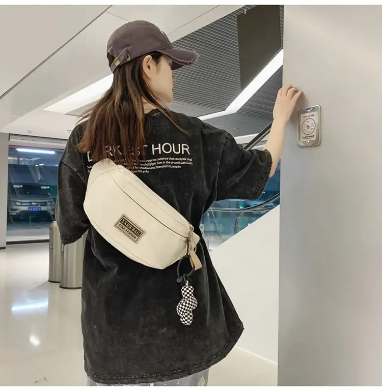 Trendy Brand Crossbody Bag Large Capacity Casual Japanese New Waist Bag Lightweight Sports Shoulder Bag — feature 24