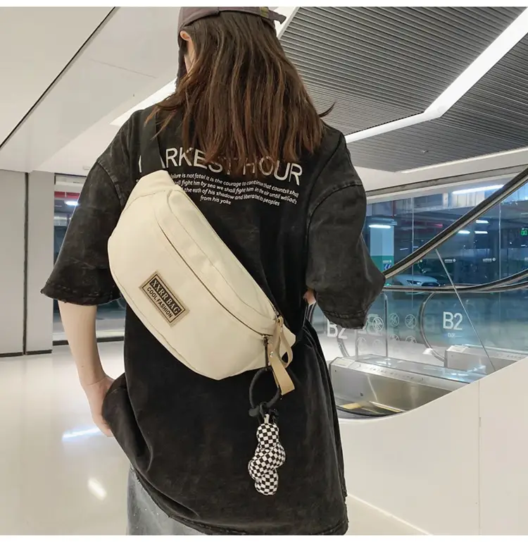 Trendy Brand Crossbody Bag Large Capacity Casual Japanese New Waist Bag Lightweight Sports Shoulder Bag — feature 25