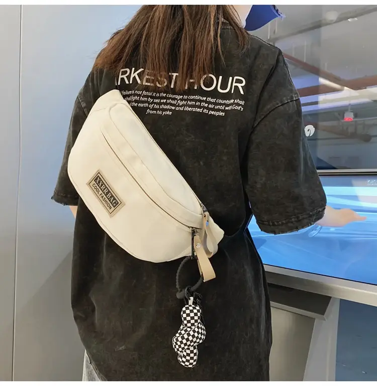 Trendy Brand Crossbody Bag Large Capacity Casual Japanese New Waist Bag Lightweight Sports Shoulder Bag — feature 26