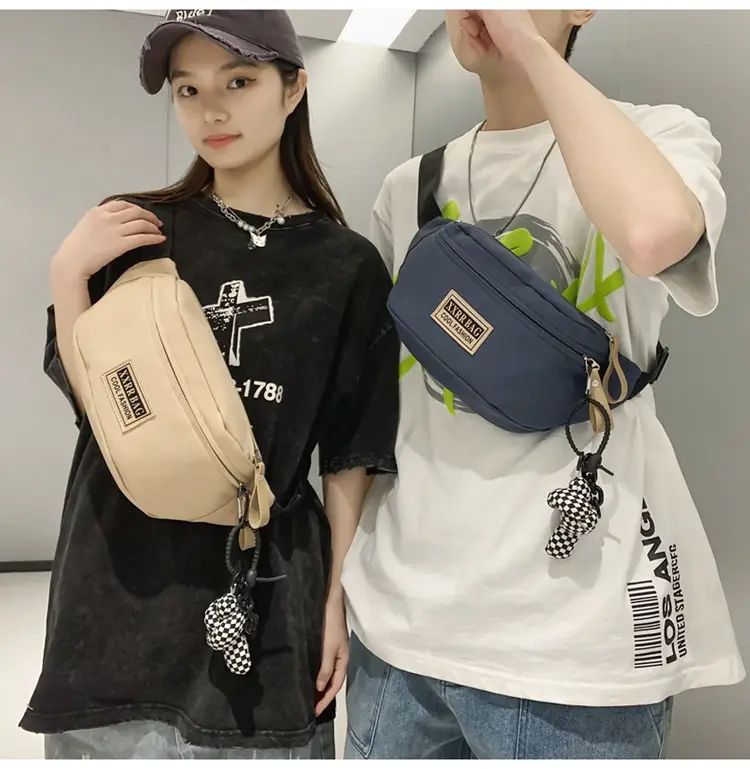 Trendy Brand Crossbody Bag Large Capacity Casual Japanese New Waist Bag Lightweight Sports Shoulder Bag — feature 27