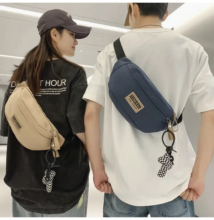 Trendy Brand Crossbody Bag Large Capacity Casual Japanese New Waist Bag Lightweight Sports Shoulder Bag — feature 29