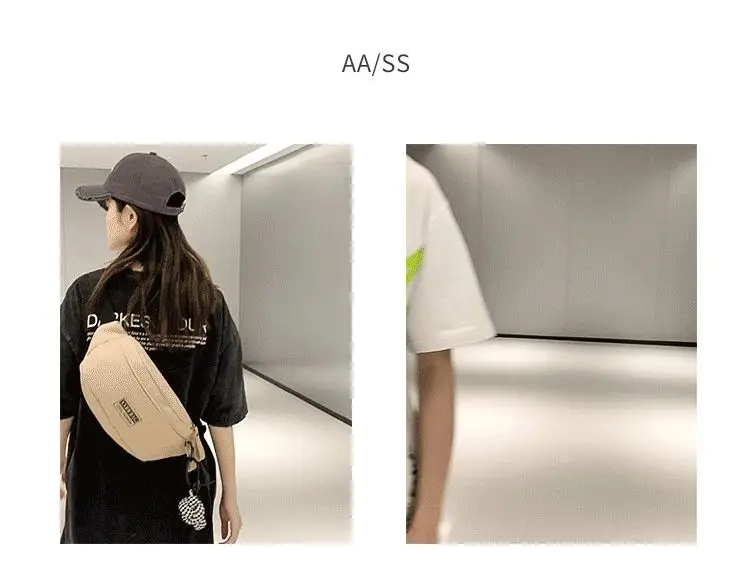 Trendy Brand Crossbody Bag Large Capacity Casual Japanese New Waist Bag Lightweight Sports Shoulder Bag — feature 3