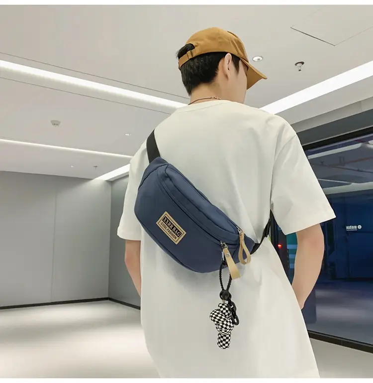 Trendy Brand Crossbody Bag Large Capacity Casual Japanese New Waist Bag Lightweight Sports Shoulder Bag — feature 31