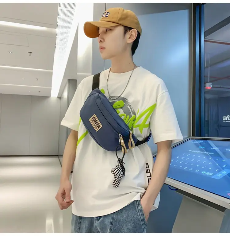 Trendy Brand Crossbody Bag Large Capacity Casual Japanese New Waist Bag Lightweight Sports Shoulder Bag — feature 33