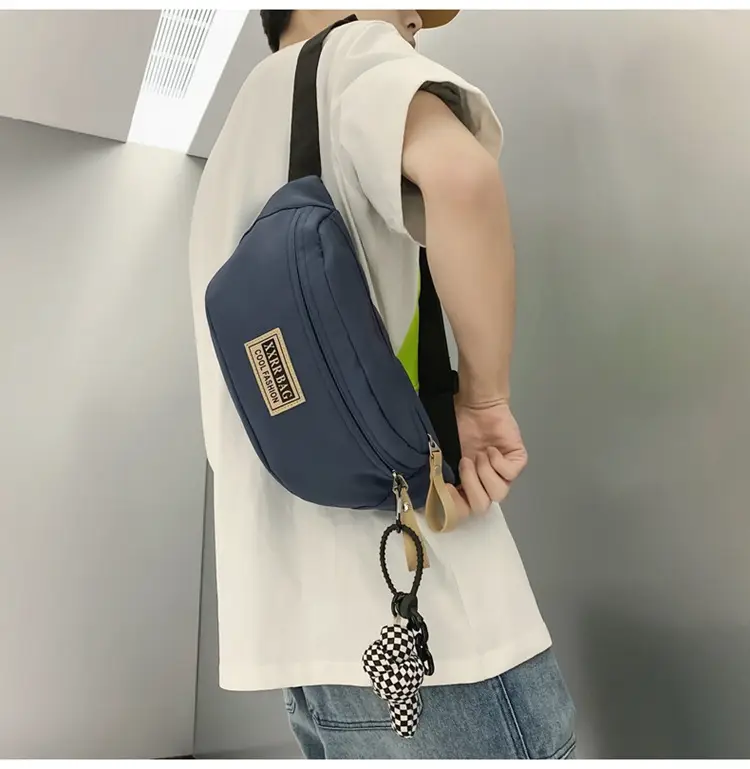 Trendy Brand Crossbody Bag Large Capacity Casual Japanese New Waist Bag Lightweight Sports Shoulder Bag — feature 34