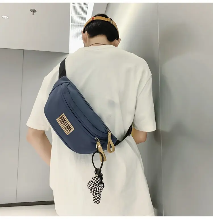 Trendy Brand Crossbody Bag Large Capacity Casual Japanese New Waist Bag Lightweight Sports Shoulder Bag — feature 35