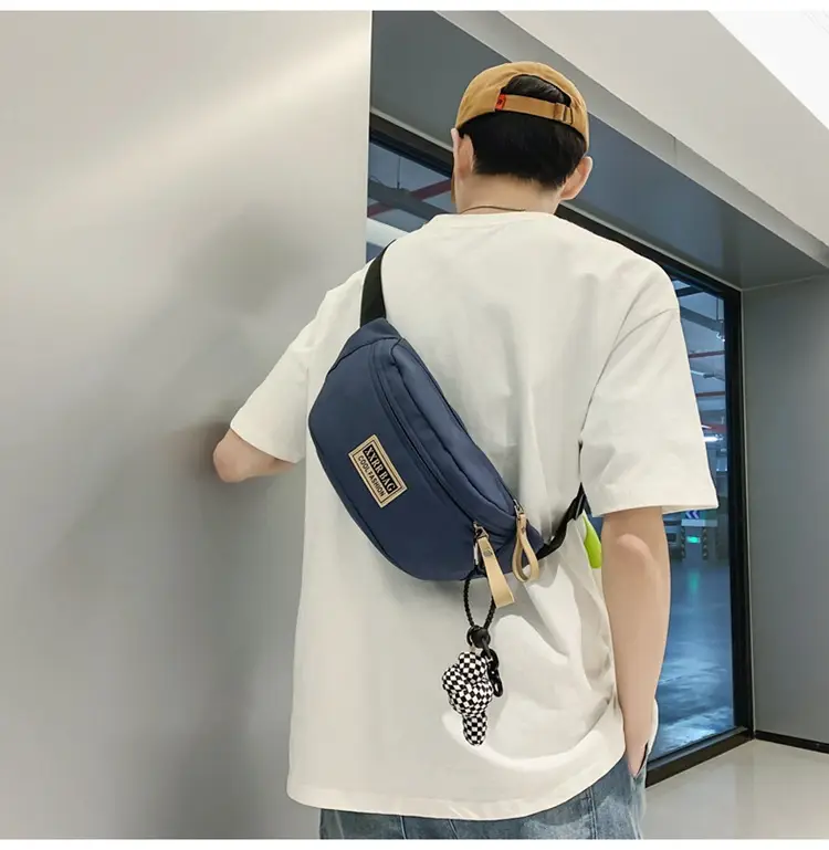 Trendy Brand Crossbody Bag Large Capacity Casual Japanese New Waist Bag Lightweight Sports Shoulder Bag — feature 36