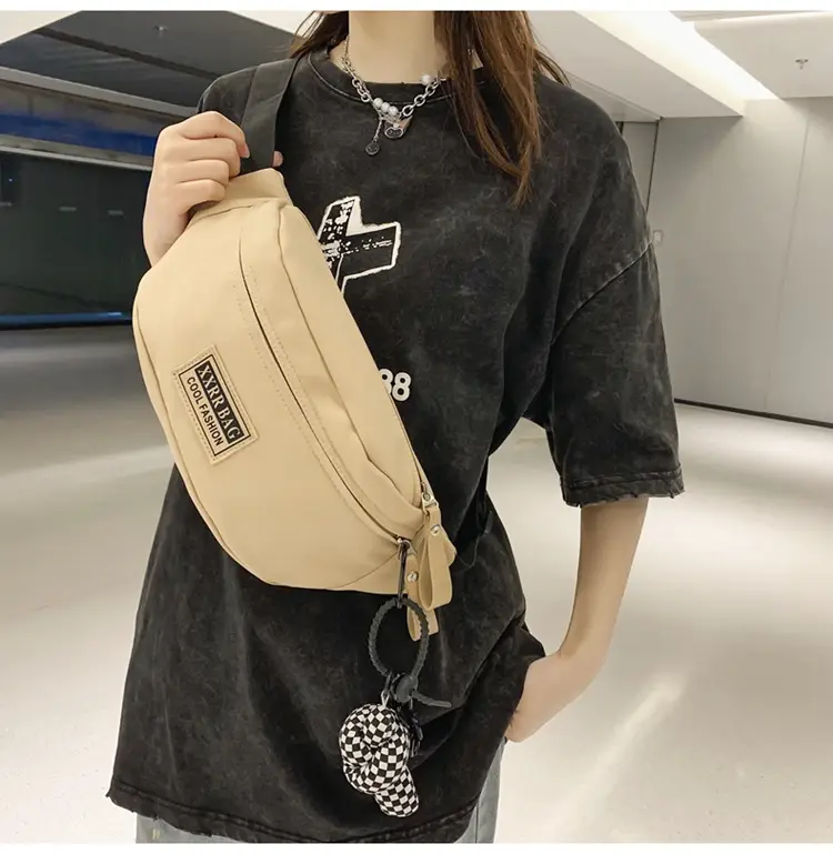 Trendy Brand Crossbody Bag Large Capacity Casual Japanese New Waist Bag Lightweight Sports Shoulder Bag — feature 38