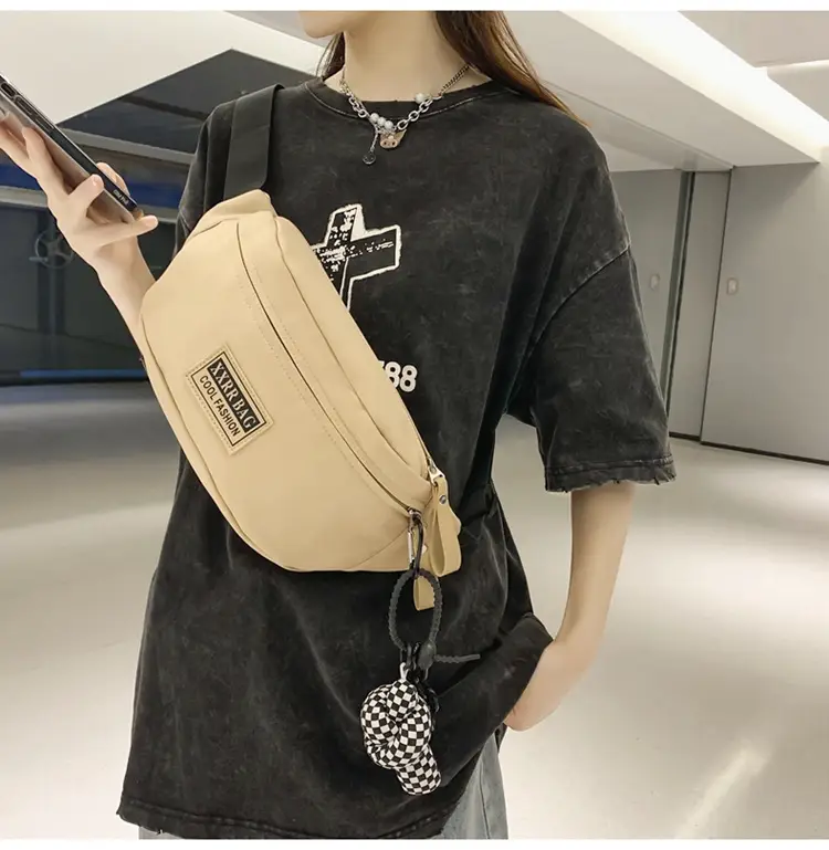 Trendy Brand Crossbody Bag Large Capacity Casual Japanese New Waist Bag Lightweight Sports Shoulder Bag — feature 39