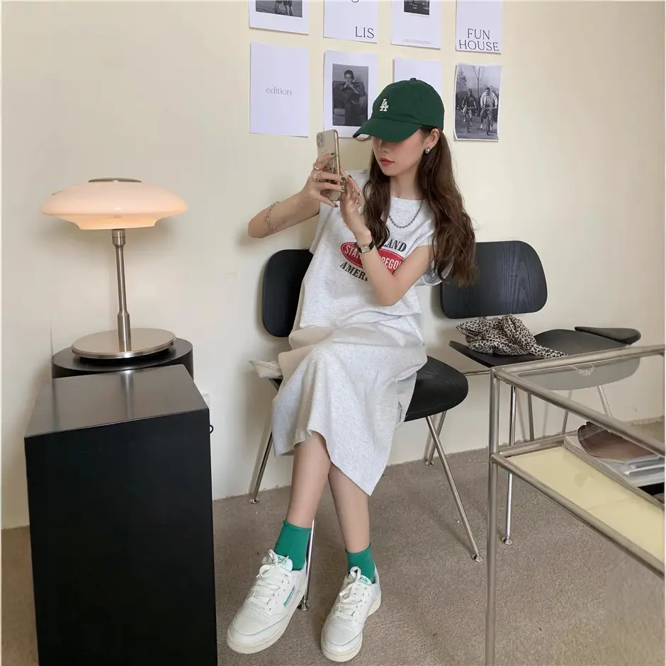 Women Sleeveless Dress Summer 2023 Loose Fit Casual Wear