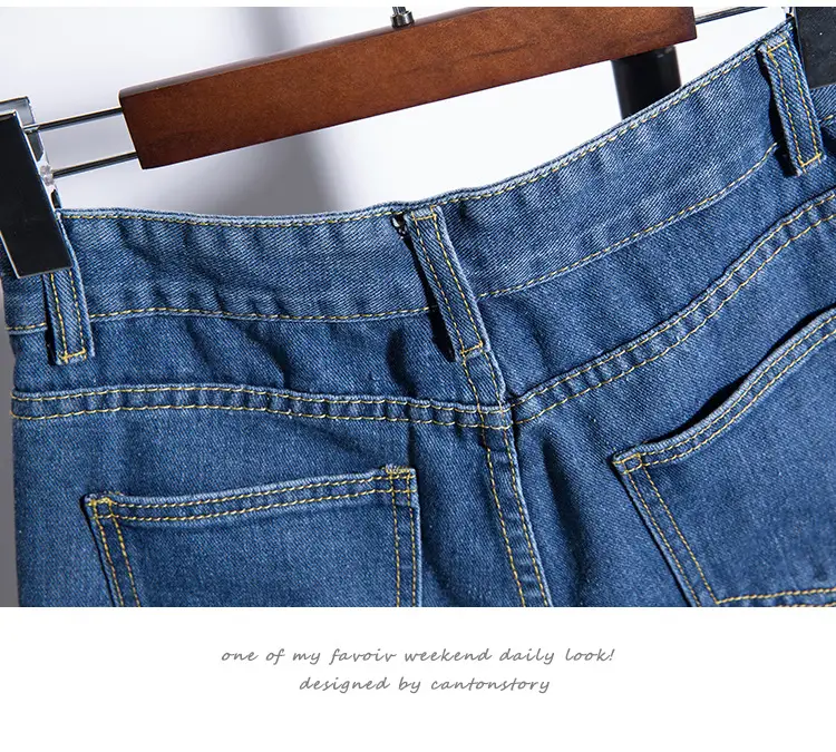 Women Denim Shorts Summer 2025 Slimming Wide Leg — feature 15