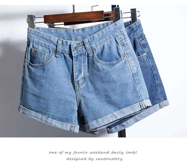 Women Denim Shorts Summer 2025 Slimming Wide Leg — feature 16