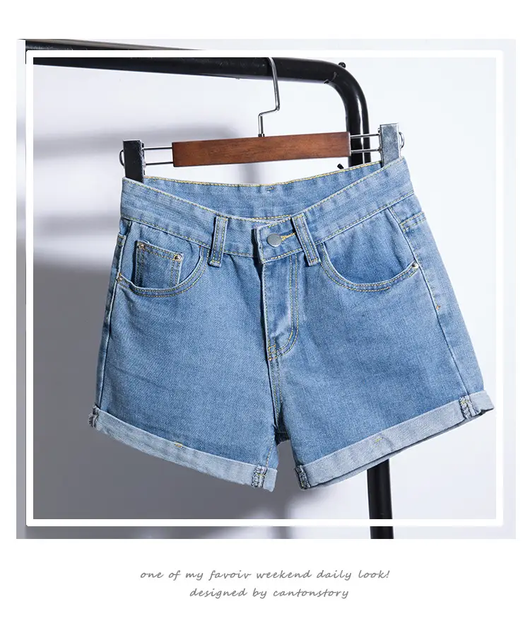 Women Denim Shorts Summer 2025 Slimming Wide Leg — feature 17