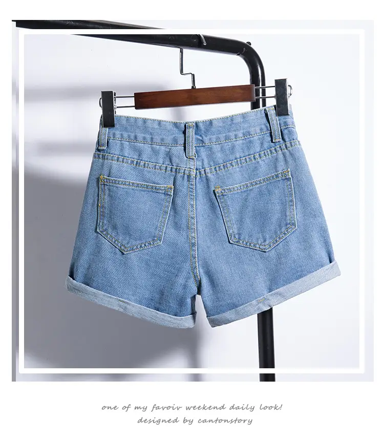 Women Denim Shorts Summer 2025 Slimming Wide Leg — feature 18
