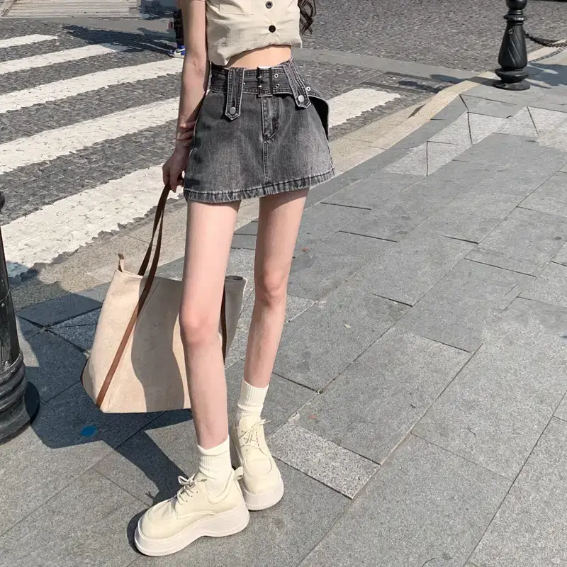 High Waist Denim Shorts Women Slimming Summer — feature 12
