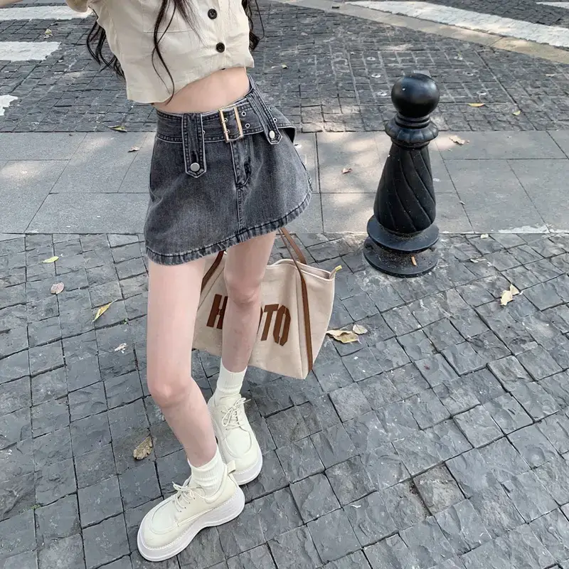 High Waist Denim Shorts Women Slimming Summer — feature 13