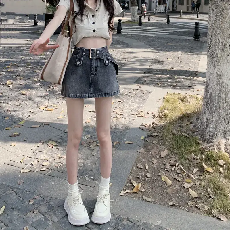 High Waist Denim Shorts Women Slimming Summer — feature 8