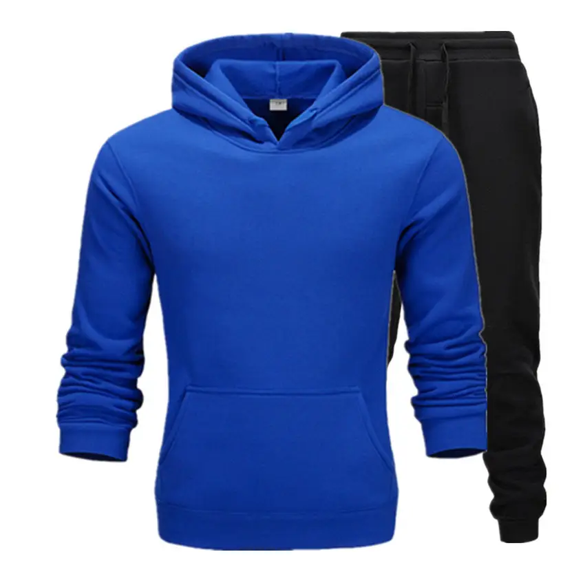 Purple Men's Sweatshirt Hoodie Set 220g Fabric — feature 23
