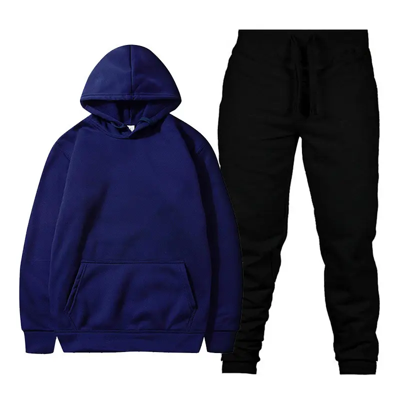Purple Men's Sweatshirt Hoodie Set 220g Fabric — feature 26
